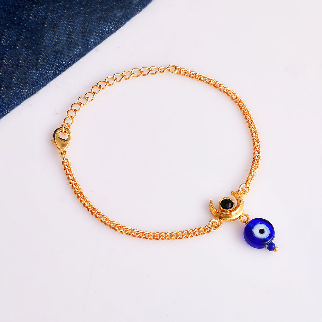 Buy Evil Eye Bracelet. Gold Filled Evil Eye Bracelet. Gold Fill Evil Eye.  Greek Mati. Blue Evil Eye. Gold Evil Eye. Protection Bracelet. Online in  India - Etsy